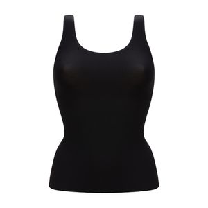 Chantelle Damen Top - Unterhemd, SoftStretch, nahtlos, Einheitsgröße 34-44 Schwarz One Size