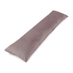 Boční spací polštář se sametovým potahem 40 x 145 cm - pohodlný polštář boční spací polštář tělový polštář boční spací růžový