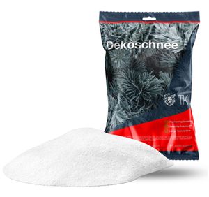 Weihnachtswunder® 3x Kunstschnee Dekoschnee Streuschnee im Beutel Winterdeko glitzer Schnee