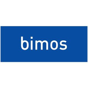 Bimos Stehhilfe Fin mit Wechselgleitern PolyurethanSchaum schwarz Sitz-Höhe 620-850mm - 9144/2348/2000