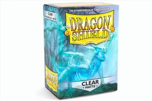 Dragon Shield Standard Sleeves - Matte Clear (100 Sleeves)