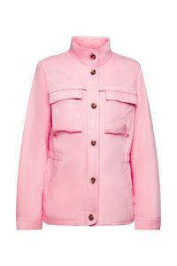 Esprit Utility-Jacke mit elastischem Taillenb, pink