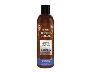 VENITA_Henna Color Platinium szampon ziołowy do włosów w odcieniach blond i siwych 250ml