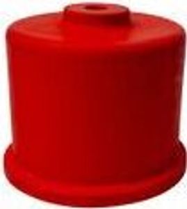 : Gärkappe ø60 mm | Gummikappe mit ø10 mm Loch