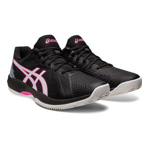 Asics Tennisschuh Solution Swift FF Clay Herren Schwarz Pink