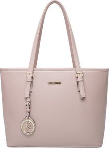 Gallantry torba damska shopper z zamkiem błyskawicznym - torebka, torba szkolna, odpowiednia do formatu A4, różowa Gallantry torba damska shopper z zamkiem błyskawicznym - torebka, torba szkolna, odpowiednia do formatu A4, różowa