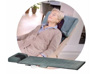eZwell Remedy Massage Massagematte Vibration Shiatsu Wärmetherapie Ganzkörper 190 cm x 65 cm