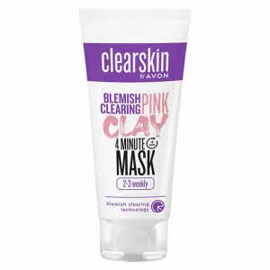 AVON clearskin 4-Minuten-Maske mit rosa Tonerde