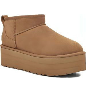 UGG Classic Ultra Mini Platform 1135092-CHE, Winterschuhe, Damen, Braun, Größe: 38