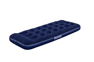 Bestway® Luftbett Blue Horizon Step mit interner Fußpumpe Single XL/Lo 185 x 76 x 28 cm