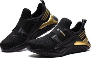 Herren Damen Sicherheitsschuhe Slip-on Arbeitsschuhe Atmungsaktiv Sneaker Schutzschuhe, Größe: 40