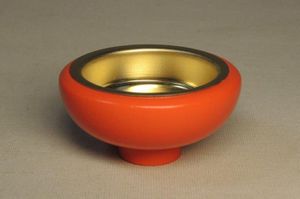 Kerzenhalter Teelichtadapter 20 mm rot HxB= 2,5x4cm NEU