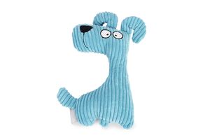 Beeztees Hund Luz - Hundespielzeug - Rippenstoff - Blau - 23x14x4 cm