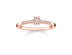 D-TR0022-923-14-54 Ring mit Diamanten rosèvergoldet D-TR0022-923-14 Thomas Sabo