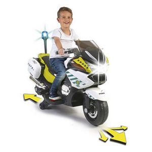 FEBER- Policejní motocykl, Guardia Civil, dětský, s baterií 12 V, se světly a zvukem (Famosa 800012841) FAMOSA Věkový rozsah: +3 roky