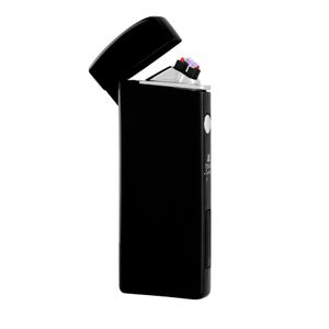 TESLA Lighter T14 Lichtbogen-Feuerzeug, elektronisches USB Feuerzeug, Double-Arc Lighter, wiederaufladbar Schwarz