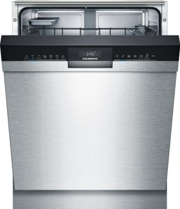 Siemens iQ300 SN43HS60AE, Pod pracovnú dosku, Úplná veľkosť (60 cm), Nerezová oceľ, Čierna, Dotyk, 1,75 m