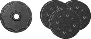 Fein Schleifplatte115mm gelocht, mit Kletthaftteil, inkl. Schleifblätter