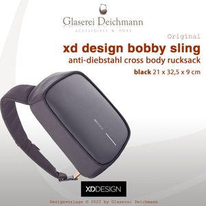 XD Design Bobby Sling Backpack Schwarz