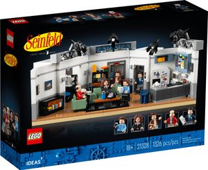 LEGO 21328 Ideas Seinfeld Apartment Set für Erwachsene, Geschenkidee mit Jerry Seinfeld als Minifigur