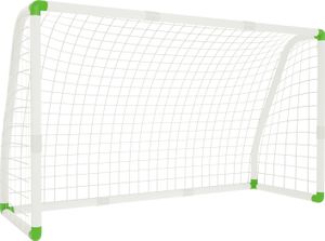 XMTECH Fotbalové branky Fotbalové branky Dětské fotbalové branky Stadion se sítí PVC, fotbalové branky pro děti, 245x90x155cm, ideální na zahradu, do parku, na pláž nebo do interiéru