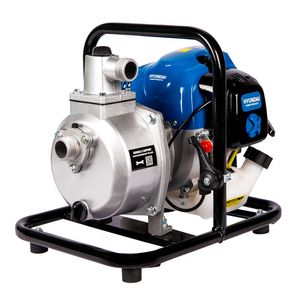 HYUNDAI Benzin-Wasserpumpe GWP25052 (133 L/Min, 8 m3/h, 1”/25,4 mm, 1.84 PS, 2-Takt)
