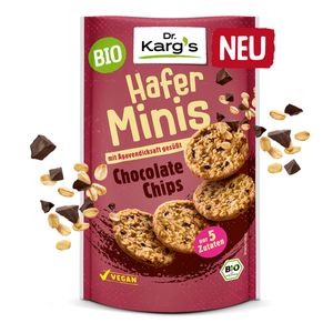 Dr. Kargs Bio Hafer Minis Chocolate Chips mit Agavendicksaft 85g