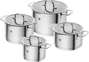 ZWILLING Kochtopfset, 4-tlg | rund | Edelstahl