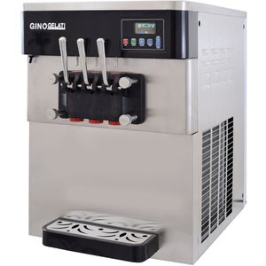 Tisch Softeismaschine & Frozen Joghurt Maschine Messina / 35L mit Schwellpumpe