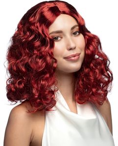 Damen Langhaar Locken Perücke "Celeste" - 86424 | Rot