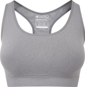 Mountain Warehouse - Bezešvá sportovní podprsenka pro ženy MW817 (L) (šedá) Mountain Warehouse - Bezešvá sportovní podprsenka pro ženy MW817 (L) (šedá)