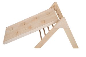 Kletterdreieck, Klettergerüst aus Holz für Kinder Sprossendreieck, Kinderrutsche | Holz