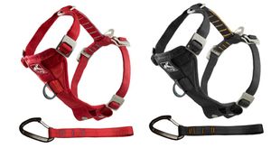 Kurgo Tru-Fit-Smart Harness Geschirr (incl.Sicherheitsgurt), Farbe:schwarz, Größe:XL