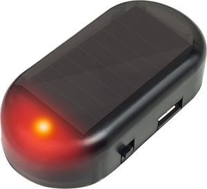 Auto Solar Anti-Diebstahl Licht Simulierte Realistische Blinkende Alarm Licht Selbst-adhesive Auto Warnung Licht Auto Zubehör