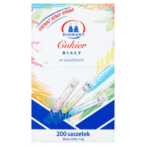 Diamant Weißer Zucker in Sachets 1 Kg (200 Sachets)