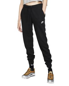 Nike Sportswear Essential Jogginghose Damen black/white XS