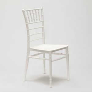Stuhl in Weiß Vintage Style für Catering Bar Restaurants und Küchen Chiavarina