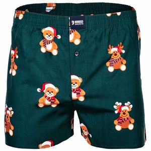 Happy Shorts unterhose unterwäsche boxershort short Christmas Teddy & Reindeer XL (Herren)