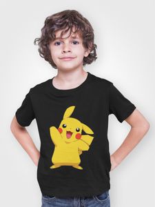 Chlapecké tričko z organické bavlny Pokemon Pikachu Pika Merch Comic Shirt Kids Anime