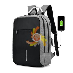 Diebstahlsicherer Rucksack mit USB und Fach für Tablet und Laptop