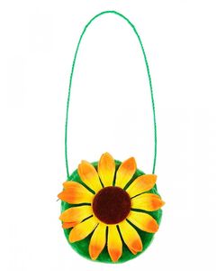 Kleine Handtasche mit Sonnenblume