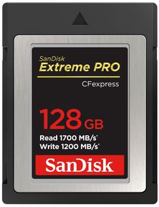 SanDisk Extreme PRO® CFexpress®-Speicherkarte Typ B – 128 GB