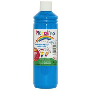 Kindermalfarbe 500 ml Primär-Blau Piccolino Kindergarten Malfarbe Schulmalfarbe Kita Grundschule