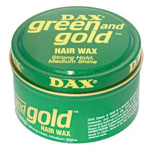 DAX green and gold Pomade Hair WAX