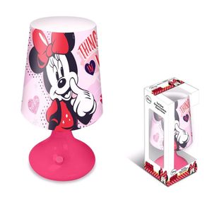 Disney LED Minnie Mouse Maus Tischlampe Schreibtischlampe 18cm rosa