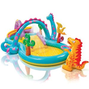 Bazénik Intex® 57135, Dinoland play center, detský, nafukovacie detské ihrisko, 302x229x112 cm