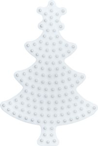 Hama Stiftplatte "Weihnachtsbaum" weiß  für Bügelperlen midi