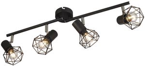 Liv&Bo® LED-Deckenstrahler, Deckenlampe, 4-flammig, Industrial Design