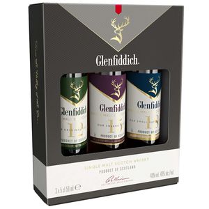 Glenfiddich 3er Mini-Set  3x0,05l, alc. 40 Vol.-%