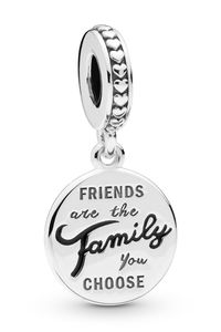 PANDORA Charm Anhänger "Freunde sind Familie" 798124EN16